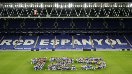 La presentación del fútbol base del Espanyol, en el año del 125 aniversario.