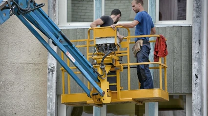 Obras en edificio