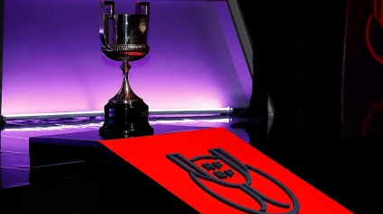 Trofeo de la Copa del Rey, en la sede de la Federación Española de Fútbol