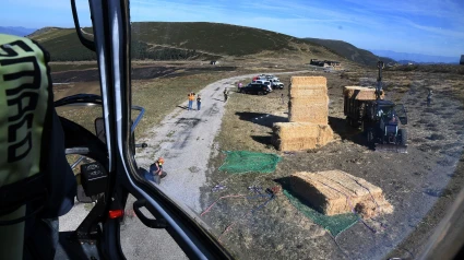 Para desarrollar la técnica de helimunching se utilizan unas redes certificadas para su uso aeronáutico compatibles con el helicóptero portante