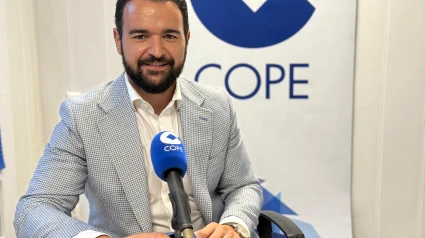 Joaquín Zapata, en los estudios de COPE