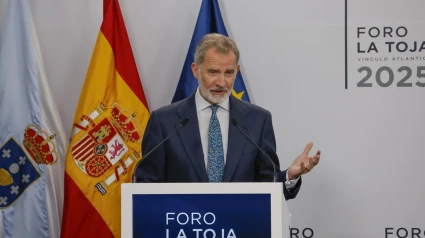 El Rey Felipe VI, en la inauguración del Foro La Toja 2025