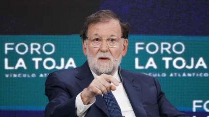 El expresidente del Gobierno Mariano Rajoy, en el Foro La Toja 2025
