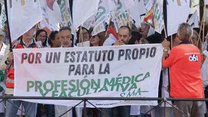 Primeras concentraciones de la huelga, en Madrid