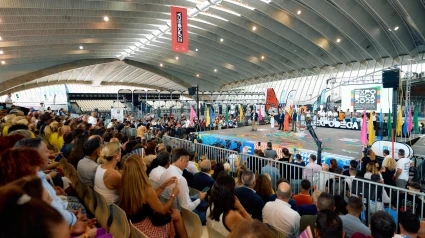 Un momento del acto de inauguración de Expodeca 2025.