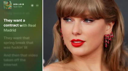 Taylor Swift menciona al Real Madrid en una de las canciones de su último disco.