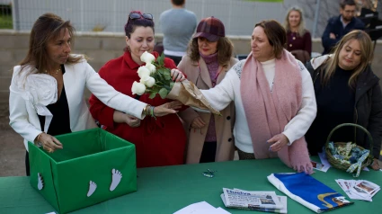 Colocación de la primera piedra del Centro Polivalente de la Fundación Laberinto