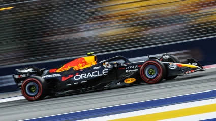 Max Verstappen arrancará segundo este domingo en Marina Bay.