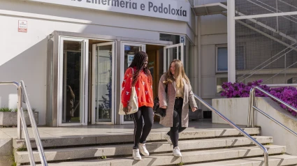 Exterior de la Facultad de Podología de Ferrol