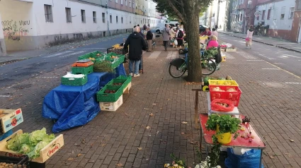 Los vendedores hasta hace muy poco podían estacionar sus vehículos en la zona