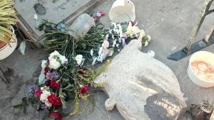 Acto vandálico en el monumento al Cristo de los Favores