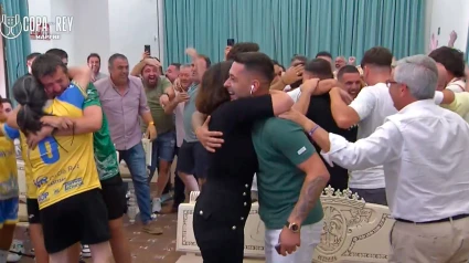 La locura de Sergio León al conocer la eliminatoria entre el Palma del Río-Betis