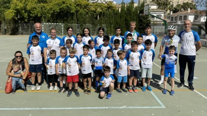 Jóvenes sexitanos que completan la Escuela Municipal de Ciclismo