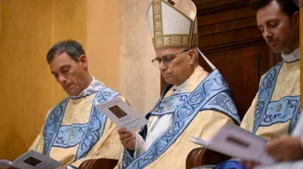 Celebración de las Vísperas en la Domus Australia presididas por el Papa León