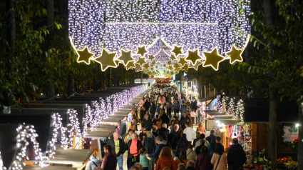 Mercado navideño.