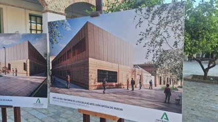 Imagen del proyecto de la remodelación de la Escuela de Arte León Ortega