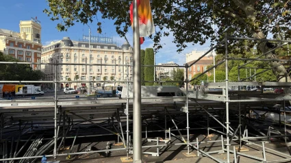 Madrid se prepara para el desfile de la Fiesta Nacional del 12 de octubre
