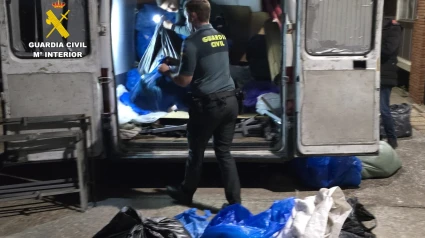 Prendas incautadas en Zamora