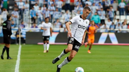 El jugador del Burgos CF Aitor Córdoba
