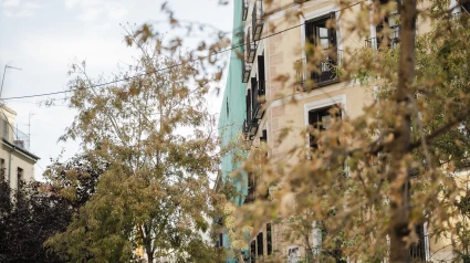 Edificio derrumbado en Madrid
