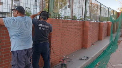 Arreglo en las pistas de La Hispanidad en 2024