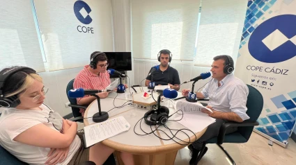 Bruno García con Paula, Íñigo y Adri en Talento Diverso