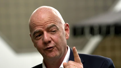 Gianni Infantino, presidente de la FIFA, en un acto en Estados Unidos.