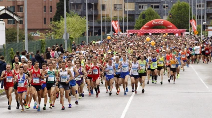 Participantes en la Media Maratón 'Villa de Jovellanos' de Gijón