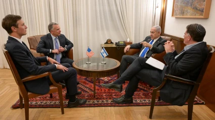 Netanyahu reunido con el enviado especial de Trump para Medio Oriente