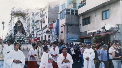 Visita de la Virgen de Candelaria a Santa Cruz de Tenerife en 1994, con motivo del V Centenario de la ciudad