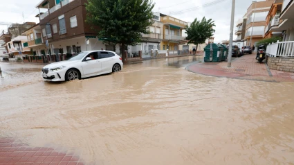 Efectos que las lluvias torrenciales han provocado en Los Alcázares, a 11 de octubre de 2025, en Los Alcázares, Murcia (España).