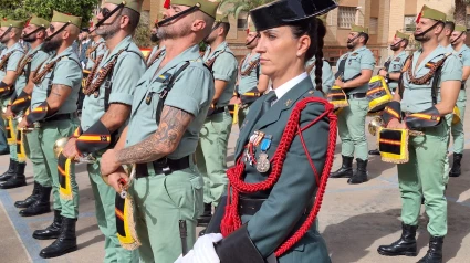 Acto del Día del Pilar en la Comandancia de Almería