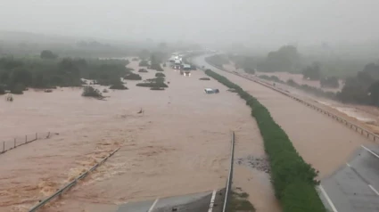 Problemas de circulación en el sur de Tarragona por las intensas lluvias