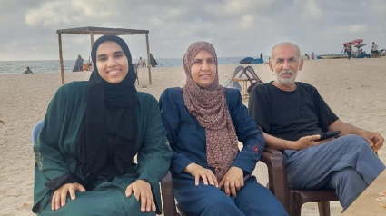 Los padres de Fayad y una de sus hermanas, bloqueados en Gaza sin poder salir de la frontera