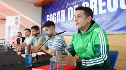 El capitán del Breogán, Erik Quintela, fue uno de los participantes en esta primera jornada sobre Deporte y Salud Mental