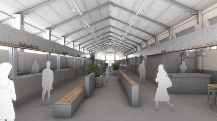 Recreación virtual de como quedara el interior de la nave