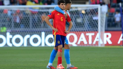 Izan Merino tras su eliminación mundialista en Chile.