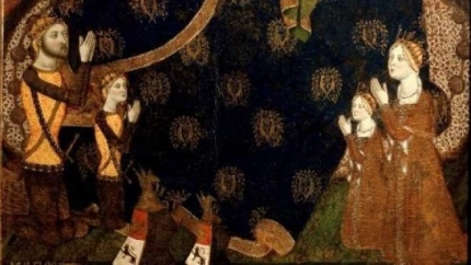 Leonor de Austria (a la derecha)