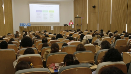 Participants del curs SEDUCI 2025 a la sala d'actes de l'Hospital Arnau de Vilanova de Lleida