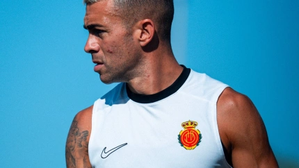 Dani Rodríguez en un entrenamiento