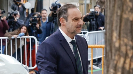 El exministro Jose Luis Ábalos, a su llegada este miércoles al Tribunal Supremo