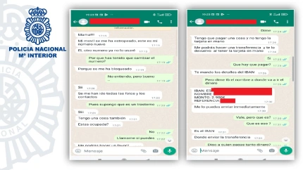 Francisco Álvarez, portavoz de la Policía Nacional, explica el método de la estafa del hijo en apuros a una madre de Valladolid