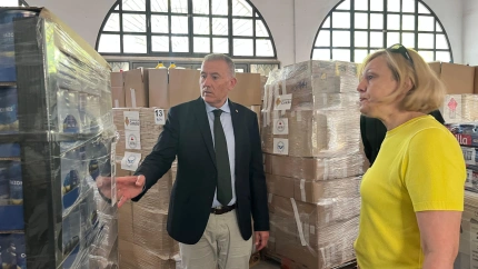 Ayuda humanitaria que sale desde Castellón hacia Ucrania