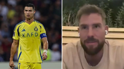 Cristiano Ronaldo e Iñigo Martínez