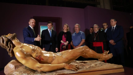 El presidente de la Junta de Castilla y León, Alfonso Fernández Mañueco, y el presidente de la Fundación Las Edades del Hombre, Luis Argüello, presiden el acto de apertura de la XXVIII exposición de Las Edades del Hombre ‘EsperanZa’.