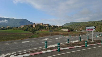 Desvío a Arro, en la zona afectada