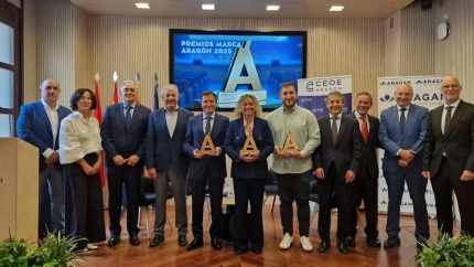 Foto de familia I premios Marca Aragón