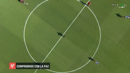 Parón de los jugadores en el Sevilla - Mallorca
