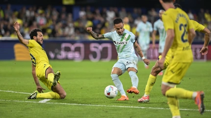 Antony acortó distancias en el Villarreal-Betis