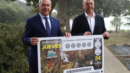Guitiriz es la imagen del boleto de la Lotería Nacional